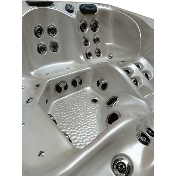 JACUZZI OGRODOWE WANNA SPA345 220x220 Cappuccino obudowa szara