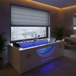 WANNA Z HYDROMASAŻEM LEVANTE 659 BIAŁA 180x90 CM LEVANTE-659-180X90