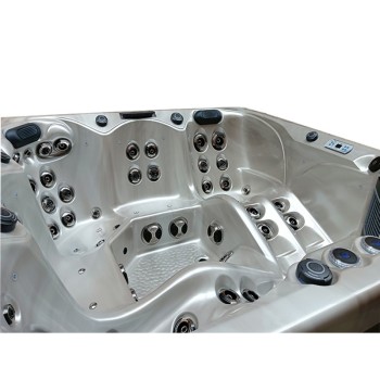 JACUZZI OGRODOWE WANNA SPA345 220x220 Cappuccino obudowa szara