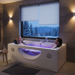 WANNA Z HYDROMASAŻEM LEVANTE 659 BIAŁA 180x90 CM LEVANTE-659-180X90