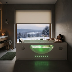 WANNA Z HYDROMASAŻEM LEVANTE 659 BIAŁA 180x90 CM LEVANTE-659-180X90