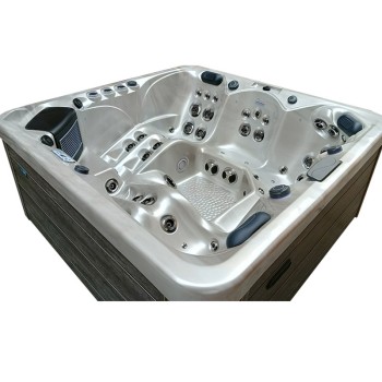 JACUZZI OGRODOWE WANNA SPA345 220x220 Cappuccino obudowa szara
