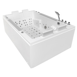 WANNA Z HYDROMASAŻEM KARI 942 BIAŁA 180x120 CM KARI-942-WH-180X120
