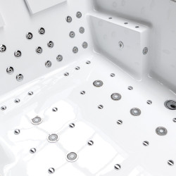 WANNA Z HYDROMASAŻEM KARI 942 BIAŁA 180x120 CM KARI-942-WH-180X120