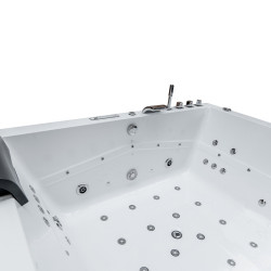 WANNA Z HYDROMASAŻEM KALAMBO 914 Z OBUDOWĄ CZARNA 190x150 CM KALAMBO-914-BL+OBUD