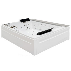 WANNA Z HYDROMASAŻEM KALAMBO 914 Z OBUDOWĄ BIAŁA 190x150 CM KALAMBO-914-WH+OBUD