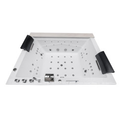 WANNA Z HYDROMASAŻEM KALAMBO 914 Z OBUDOWĄ BIAŁA 190x150 CM KALAMBO-914-WH+OBUD