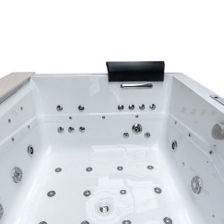 WANNA Z HYDROMASAŻEM KALAMBO 914 Z OBUDOWĄ BIAŁA 190x150 CM KALAMBO-914-WH+OBUD