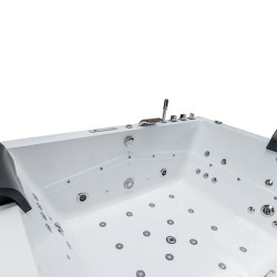 WANNA Z HYDROMASAŻEM KALAMBO 914 Z OBUDOWĄ BIAŁA 190x150 CM KALAMBO-914-WH+OBUD
