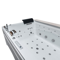 WANNA Z HYDROMASAŻEM KALAMBO 914 Z OBUDOWĄ BIAŁA 190x150 CM KALAMBO-914-WH+OBUD