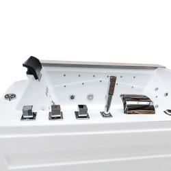 WANNA Z HYDROMASAŻEM KALAMBO 914 Z OBUDOWĄ BIAŁA 190x150 CM KALAMBO-914-WH+OBUD