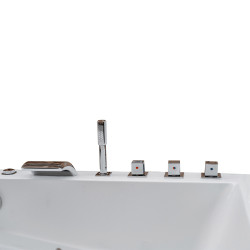 WANNA Z HYDROMASAŻEM KALAMBO 914 Z OBUDOWĄ BIAŁA 190x150 CM KALAMBO-914-WH+OBUD
