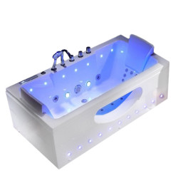 WANNA Z HYDROMASAŻEM IRIS 933B BIAŁA 160x84 CM IRIS-933B-WH-160X84