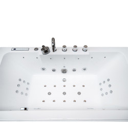 WANNA Z HYDROMASAŻEM IRIS 933A BIAŁA 150x84 CM IRIS-933A-WH-150X84