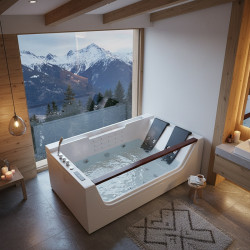 WANNA Z HYDROMASAŻEM IMPERIA 610H BIAŁA 180x120 CM IMPERIA-610H-180X120