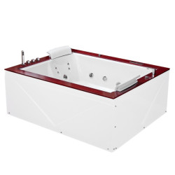 WANNA Z HYDROMASAŻEM DIABLO 666 Z OBUDOWĄ I DESKĄ 180x150 CM DIABLO-666+DESKA+OBU