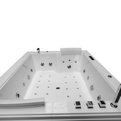 WANNA Z HYDROMASAŻEM DIABLO 666 DO ZABUDOWY BIAŁA 180x150 CM + OBUDOWA DIABLO-666-180+OBUD