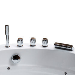 WANNA Z HYDROMASAŻEM DELLA 916 Z OBUDOWĄ 170x170 CM DELLA-916-170-OBUD