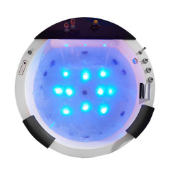 WANNA Z HYDROMASAŻEM DELLA 916 Z OBUDOWĄ 155x155 CM DELLA-916-155-OBUD