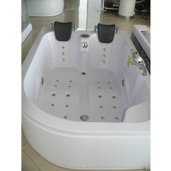 WANNA Z HYDROMASAŻEM CARMEN 631RH PRAWA BIAŁA 180x120 CM CARMEN-631H-R-180