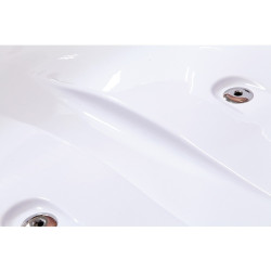 WANNA Z HYDROMASAŻEM CARMEN 631RH PRAWA BIAŁA 180x120 CM CARMEN-631H-R-180