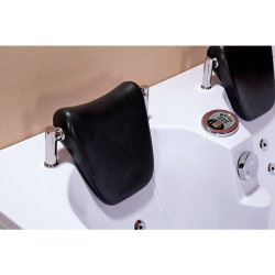 WANNA Z HYDROMASAŻEM CARMEN 631RH PRAWA BIAŁA 180x120 CM CARMEN-631H-R-180