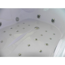 WANNA Z HYDROMASAŻEM CARMEN 631RH PRAWA BIAŁA 180x120 CM CARMEN-631H-R-180