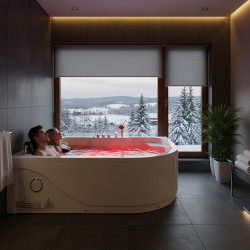 WANNA Z HYDROMASAŻEM CARMEN 631R PRAWA BIAŁA 180x120 CM CARMEN-631-R-180X120