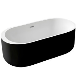 WANNA WOLNOSTOJĄCA VOX 501 CZARNA PRZELEW CHROM 170x80 CM VOX-501-BL-170