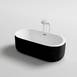 WANNA WOLNOSTOJĄCA VOX 501 CZARNA PRZELEW CHROM 170x80 CM VOX-501-BL-170