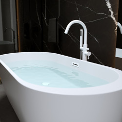 WANNA WOLNOSTOJĄCA PORTO 503B BIAŁA PRZELEW BIAŁY POŁYSK 170x75 CM PORTO-503B-P-WH