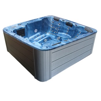 JACUZZI OGRODOWE WANNA SPA508 215x190 Niebieska fala oceanu obudowa szara
