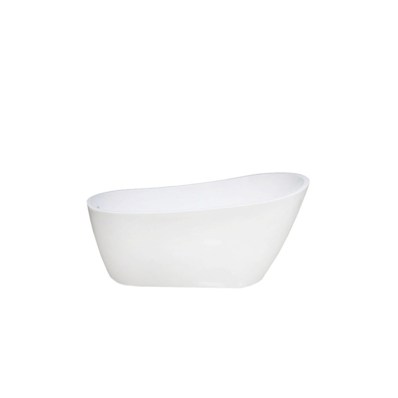 WANNA WOLNOSTOJĄCA ARIA 506D BIAŁA PRZELEW CHROM 170x80 CM ARIA-506D-170X80