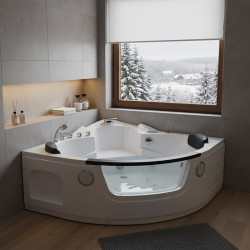WANNA SPA Z HYDROMASAŻEM ORINO 632C 135x135 CM ORINO-632C-135