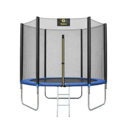 TRAMPOLINA OGRODOWA DLA DZIECI SKY 10FT CZARNO/NIEBIESKA 305 CM 10FT-SKY-305