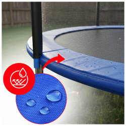TRAMPOLINA OGRODOWA DLA DZIECI SKY 10FT CZARNO/NIEBIESKA 305 CM 10FT-SKY-305