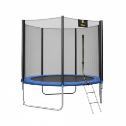 TRAMPOLINA OGRODOWA DLA DZIECI SKY 10FT CZARNO/NIEBIESKA 305 CM 10FT-SKY-305