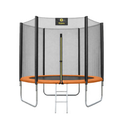 TRAMPOLINA OGRODOWA DLA DZIECI SKY 10FT CZARNO-POMARAŃCZOWA 305 CM 10FT-SKY-305-OR