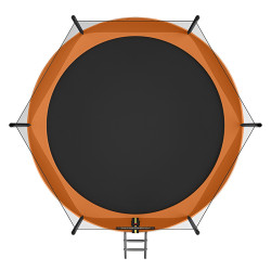 TRAMPOLINA OGRODOWA DLA DZIECI SKY 10FT CZARNO-POMARAŃCZOWA 305 CM 10FT-SKY-305-OR