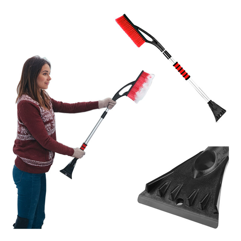 SZCZOTKA SKROBACZKA DO SAMOCHODU 2W1 TELESKOPOWA REGULOWANA THOR THOR