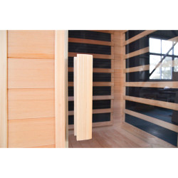 SAUNA SUCHA INFRARED NISKOTEMPERATUROWA LAHTI1 1-2 OSOBOWA 105x90 CM LAHTI1