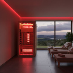 SAUNA SUCHA INFRARED NISKOTEMPERATUROWA ALTA1 1-2 OSOBOWA 90x90 CM ALTA1