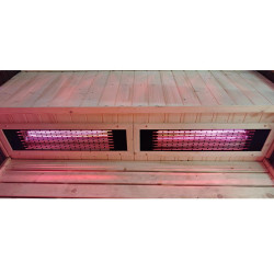 SAUNA OGRODOWA KOMBO FIŃSKA - INFRARED BECZKA HAMAR-A 4-6 OSOBOWA 180x200 CM HAMAR-A