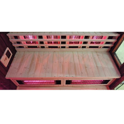 SAUNA OGRODOWA KOMBO FIŃSKA - INFRARED BECZKA HAMAR-A 4-6 OSOBOWA 180x200 CM HAMAR-A
