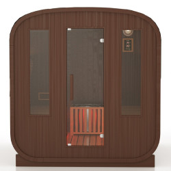 SAUNA OGRODOWA KOMBO FIŃSKA - INFRARED BECZKA HAMAR-A 4-6 OSOBOWA 180x200 CM HAMAR-A