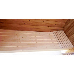 SAUNA OGRODOWA FIŃSKA BECZKA Z PIECEM ASKER 4-6 OSOBOWA 210x240 CM ASKER