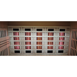 SAUNA INFRARED/FIŃSKA HELSI1 Z PIECEM HARVIA 6KW 4-5 OSOBOWA 180x160 CM 2w1 HELSI1