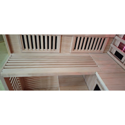 SAUNA INFRARED/FIŃSKA HELSI1 Z PIECEM HARVIA 6KW 4-5 OSOBOWA 180x160 CM 2w1 HELSI1