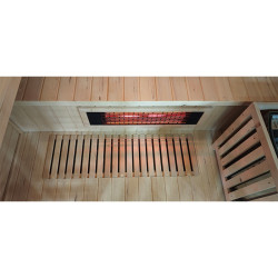 SAUNA INFRARED/FIŃSKA HELSI1 Z PIECEM HARVIA 6KW 4-5 OSOBOWA 180x160 CM 2w1 HELSI1