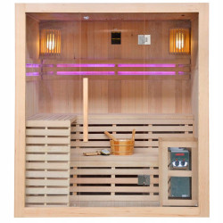 SAUNA FIŃSKA WYSOKOTEMPERATUROWA Z PIECEM OSLO5/HRAVIA 4-5 OSOBOWA 180x160 OSLO5